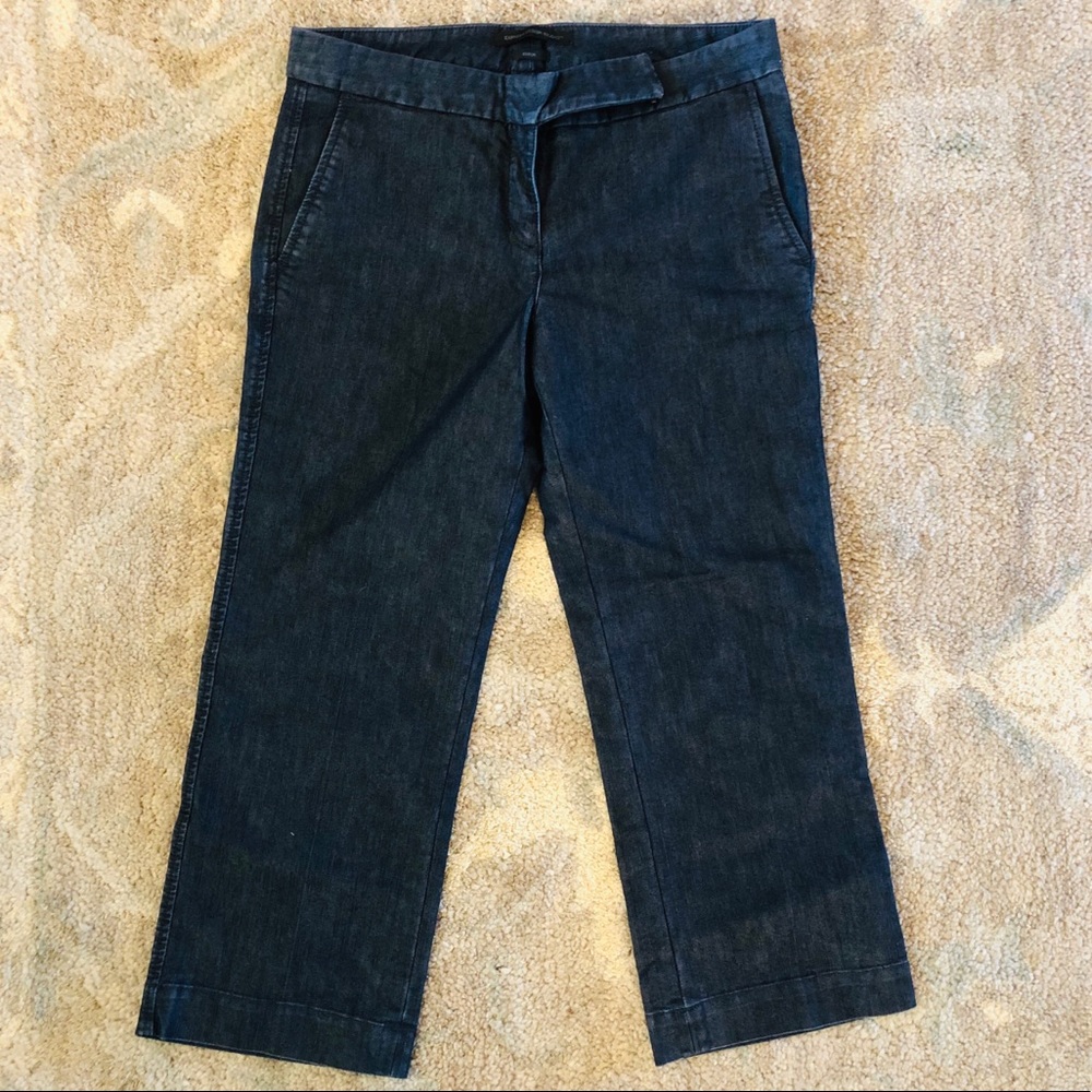 Express Editor Flare Leg Capri